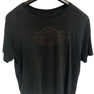 Air Jordan Mens Jumpman Logo Black Dri-Fit Cotton T-Shirt Size XXL